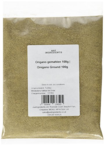JustIngredients Origano gemahlen, Oregano Ground, 5er Pack (5 x 100 g) von JustIngredients