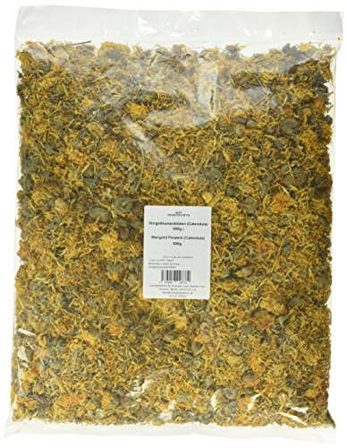 JustIngredients Ringelblumenblüten (Calendula), Marigold Flowers (Calendula) (1 x 500 g) von JustIngredients