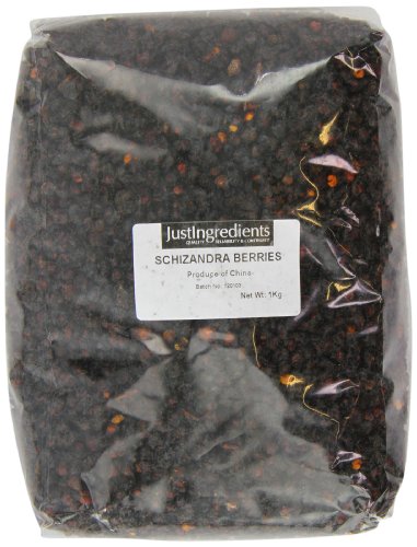 JustIngredients Spaltkörbchenbeeren, Schizandra Berries, 1er Pack (1 x 1 kg) von JustIngredients