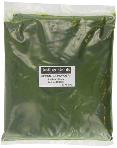 JustIngredients Spirulinapulver, Spirulina Powder, 1er Pack (1 x 500 g) von JustIngredients