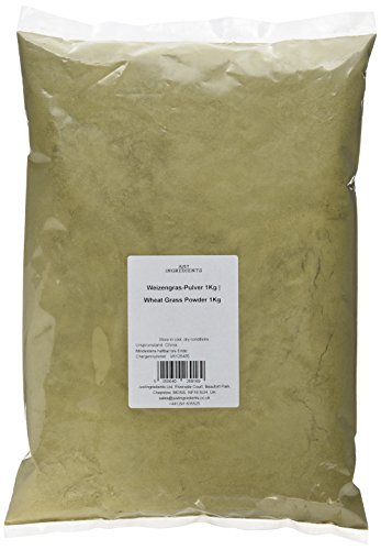 JustIngredients Weizengras-Pulver, Wheat Grass Powder, 1er Pack(1 x 1 kg) von JustIngredients