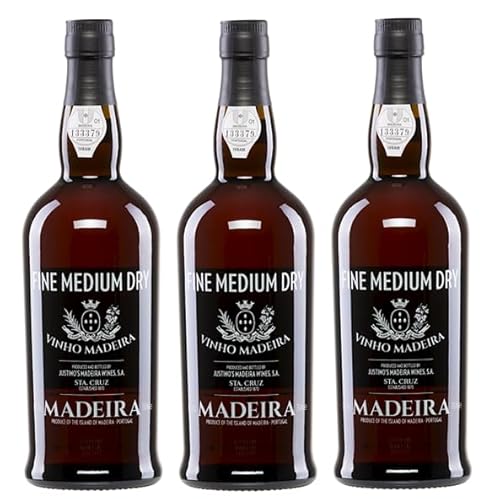 3x 0,75l - Justino's - Fine Medium Dry - Madeira D.O.P. - Portugal - Madeira halbtrocken 3x 0,75l - Justino's - Fine Medium Dry - Madeira D.O.P. - Portugal - Madeira halbtrocken von Justino's