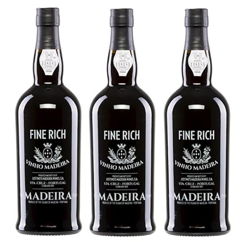 3x 0,75l - Justino's - Fine Rich - Madeira D.O.P. - Portugal - Madeira süß 3x 0,75l - Justino's - Fine Rich - Madeira D.O.P. - Portugal - Madeira süß von Justino's