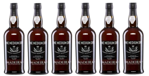 6x 0,75l - Justino's - Fine Medium Dry - Vinho Madeira D.O.P. - Portugal - Madeira halbtrocken von Justino's