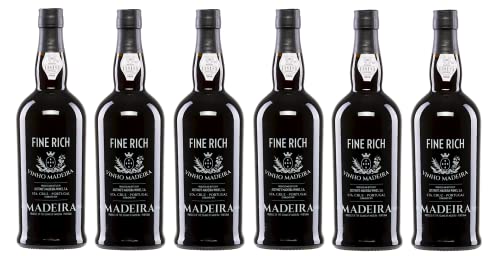 6x 0,75l - Justino's - Fine Rich - Vinho Madeira D.O.P. - Portugal - Madeira süß von Justino's