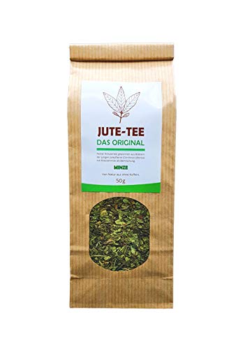 Jute-Tee Minze lose: spritzig und frisch | Jute mit Krauseminze | Kräutertee mineralstoffreich, basisch und lecker von Jutevital