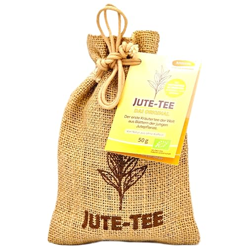 Bio Kräutertee Geschenk: Basischer Jute-Tee Pur im Jutesäckchen | Nachhaltig ohne Plastik von Jutevital