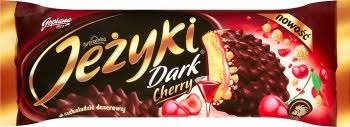 Goplana Kekse Jezyki Dark Kirsch /// Jezyki Dark Cherry 140g Goplana Kekse Jezyki Dark Kirsch /// Jezyki Dark Cherry 140g von Jutrzenka