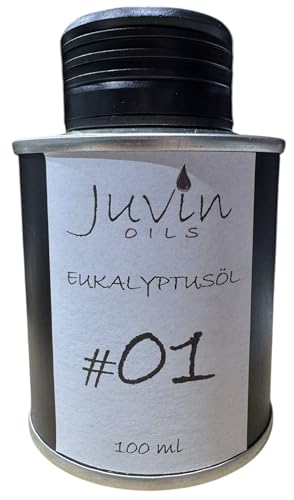 #01 JUVIN Eukalyptusöl, 100ml in Weißblechdose, sortenrein und unbehandelt von Juvin