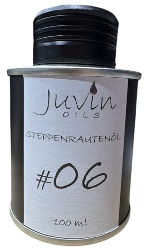 #06 JUVIN Steppenrautenöl, Steppenrautensamenöl, 100ml in Weißblechdose, sortenrein und unbehandelt von Juvin