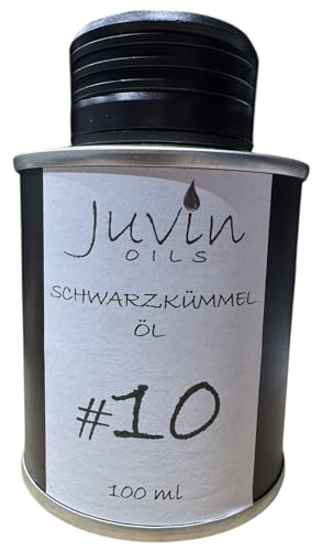 #10 JUVIN Schwarzkümmelöl, 100ml in Weißblechdose, sortenrein und unbehandelt von Juvin