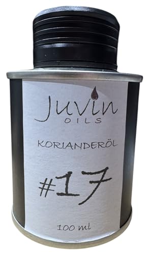 #17 JUVIN Korianderöl, 100ml in Weißblechdose, sortenrein und unbehandelt von Juvin