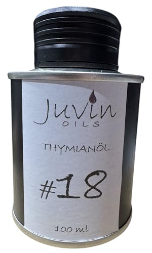 #18 JUVIN Thymianöl, 100ml in Weißblechdose, sortenrein und unbehandelt von Juvin