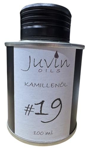 #19 JUVIN Kamillenöl, Kamillensamenöl 100ml in Weißblechdose, sortenrein und unbehandelt von Juvin