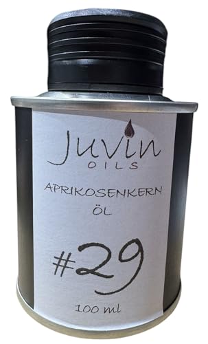 #29 JUVIN Aprikosenkernöl, Aprikosenöl, 100ml in Weißblechdose, sortenrein und unbehandelt #29 JUVIN Aprikosenkernöl, Aprikosenöl, 100ml in Weißblechdose, sortenrein und unbehandelt von Juvin