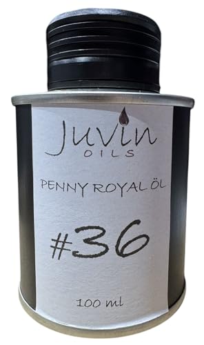 #36 JUVIN Penny Royal Öl, Minzöl, 100ml in Weißblechdose, sortenrein und unbehandelt von Juvin