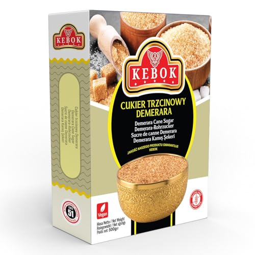 K KEBOK Demerara-Rohrzucker, Veganer Brauner Zucker, 500g K KEBOK Demerara-Rohrzucker, Veganer Brauner Zucker, 500g von K KEBOK
