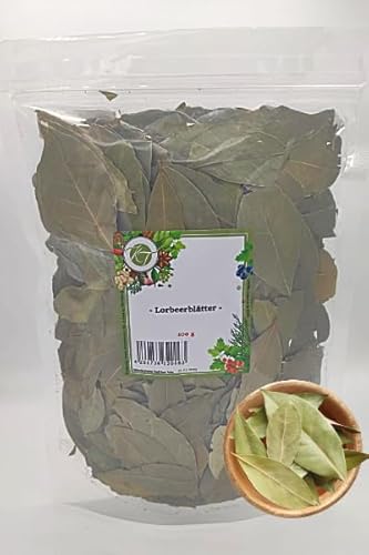K T 200 g (2x 100 g) Lorbeerblätter gereinigt & getrocknet - Lorbeerlaub - 1A Qualität von K T