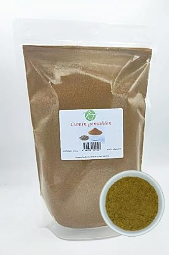 K T 1000 g / 1 Kg Cumin gemahlen Kreuzkümmel gemahlen Cuminpulver - 1A Qualität von K T