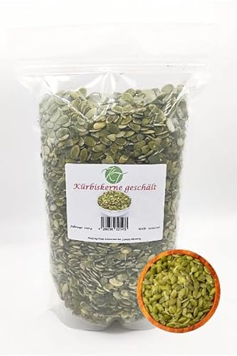 K T 1000 g / 1 Kg Kürbiskerne geschält und naturbelassen - 1A Qualität K T 1000 g / 1 Kg Kürbiskerne geschält und naturbelassen - 1A Qualität von K T