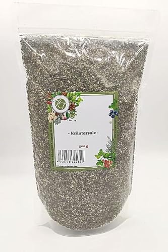K T 500 g Kräutersalz Gewürzmischung mit Meersalz - 1A Qualität von K T
