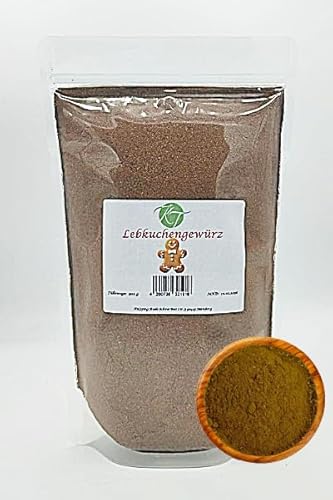 K T 500 g Lebkuchengewürz Pfefferkuchengewürz Weihnachtsgewürz - 1A Qualität von K T
