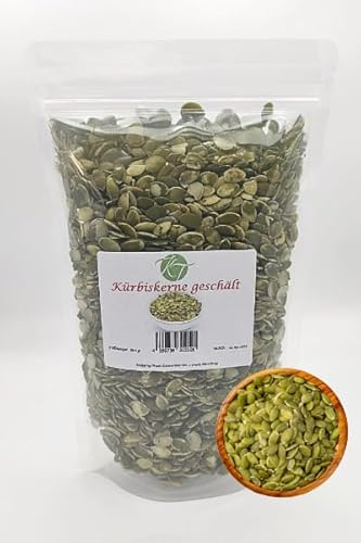 K T 500 g Kürbiskerne geschält und naturbelassen - 1A Qualität K T 500 g Kürbiskerne geschält und naturbelassen - 1A Qualität von K T