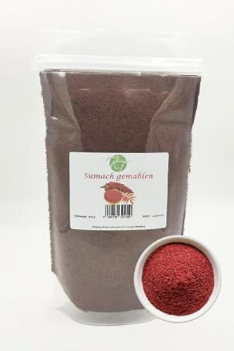 K T 500 g Sumach Gewürz Sumak Pulver Essigbaumfrucht gemahlen - 1A Qualität K T 500 g Sumach Gewürz Sumak Pulver Essigbaumfrucht gemahlen - 1A Qualität von K T