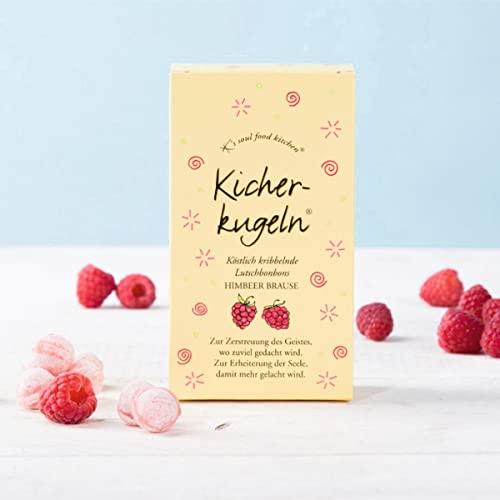 KICHERKUGELN 75g, Köstlich kribbelnde Lutschbonbons von K‘s soul food kitchen