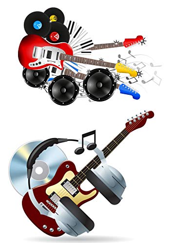Müsik, Gitarre. Kopfhörer Tortenaufleger Geburtstag, … Deckopapier, Zuckerpapier Müsik, Gitarre. Kopfhörer Tortenaufleger Geburtstag, … Deckopapier, Zuckerpapier von K&R GbR