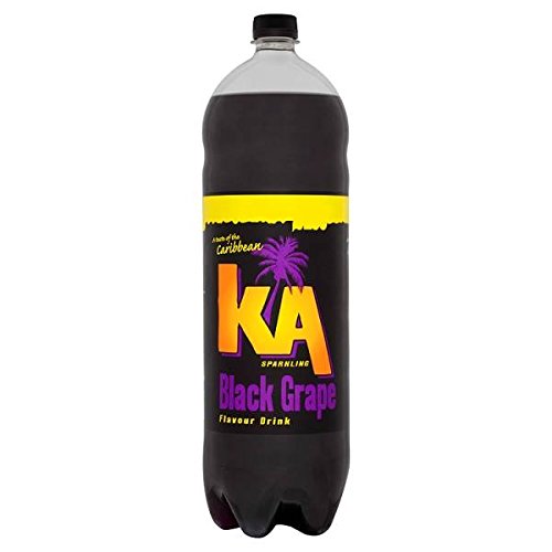 KA Sparkling Black Grape Flavour Drink 2 Liter (Packung mit 6 x 2ltr) von KA