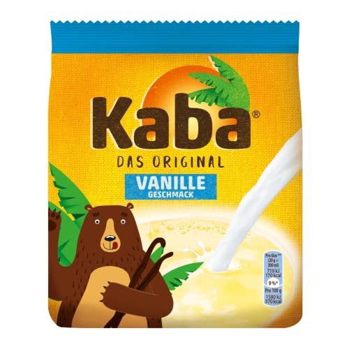Kaba Vanille Pulver 400 g Beutel, das Original Vanillepulver zum Teilen mit der Familie, Pulver mit Vanille Geschmack Kaba Vanille Pulver 400 g Beutel, das Original Vanillepulver zum Teilen mit der Familie, Pulver mit Vanille Geschmack von KABA