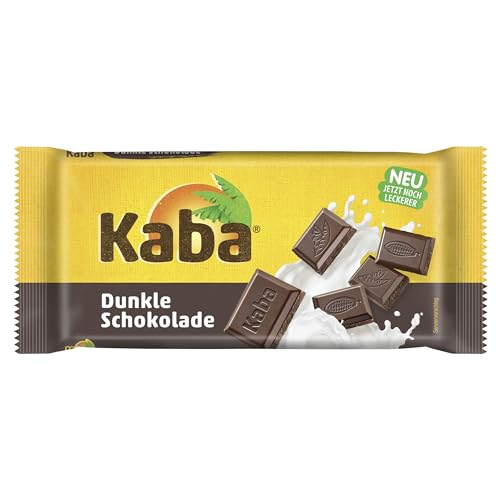 Kaba dunkle Schokolade, Schokoladentafel, 90 g Tafel, vollmundige, dunkle Schokolade mit original Kaba-Geschmack Kaba dunkle Schokolade, Schokoladentafel, 90 g Tafel, vollmundige, dunkle Schokolade mit original Kaba-Geschmack von KABA
