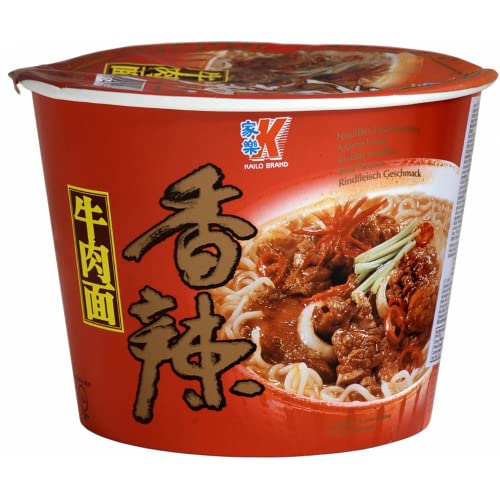 KAILO - Instant Nudelsuppe Rindfleisch Scharf, 12er pack (12 X 120 GR) von KAILO