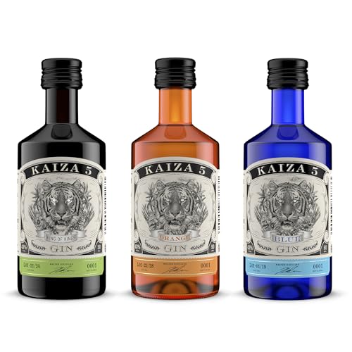 KAIZA 5 GIN Tasting Set – Deine südafrikanische Gin-Expedition | KAIZA 5 GIN ORIGINAL, BLUE und ORANGE in 0,05 l - 43% KAIZA 5 GIN Tasting Set – Deine südafrikanische Gin-Expedition | KAIZA 5 GIN ORIGINAL, BLUE und ORANGE in 0,05 l - 43% von KAIZA