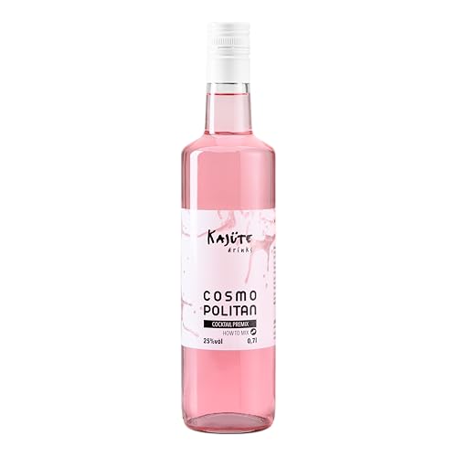Kajüte drinks | Cocktails ready to mix | schnell frisch trinkfertig selber mixen | mit natürlichen Zutaten | bis zu 10 Partygetränke pro Flasche | in versch. Sorten (Cosmopolitan) von KAJÜTE DRINKS