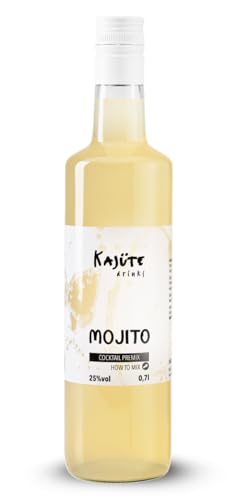 Kajüte drinks | Cocktails ready to mix | schnell frisch trinkfertig selber mixen | mit natürlichen Zutaten | bis zu 10 Partygetränke pro Flasche | in versch. Sorten (Mojito) von KAJÜTE DRINKS