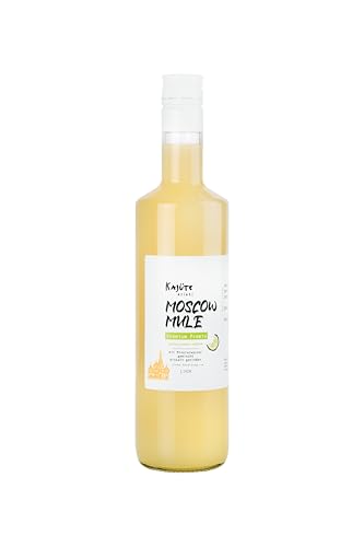 Kajüte drinks | Cocktails ready to mix | schnell frisch trinkfertig selber mixen | mit natürlichen Zutaten | bis zu 10 Partygetränke pro Flasche | in versch. Sorten (Moscow Mule) von KAJÜTE DRINKS