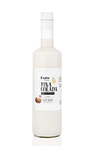 Kajüte drinks | Cocktails ready to mix | schnell frisch trinkfertig selber mixen | mit natürlichen Zutaten | bis zu 10 Partygetränke pro Flasche | in versch. Sorten (Pina Colada) von KAJÜTE DRINKS
