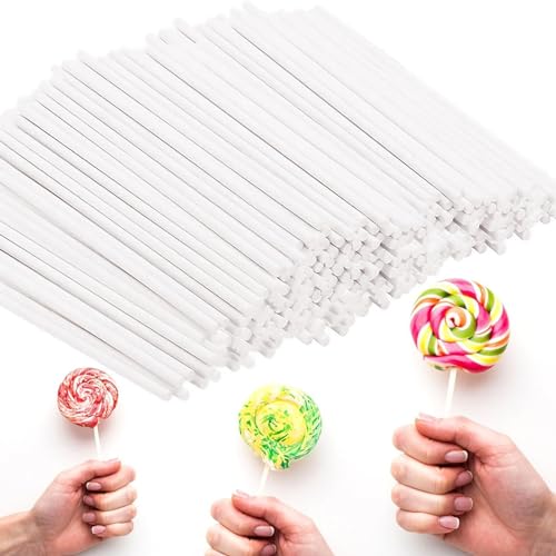 100 Stück Lutscher-Lutscher aus Papier für hausgemachte Süßigkeiten, Dessert, Schokolade, Sauger für Kuchen 100 Stück Lutscher-Lutscher aus Papier für hausgemachte Süßigkeiten, Dessert, Schokolade, Sauger für Kuchen von KAKASEA