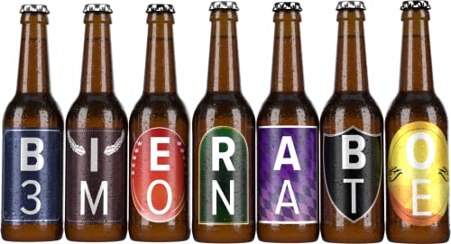 KALEA BeerTasting Abo | monatlich 12 Bier-Spezialitäten aus einer ausgewählten Privatbrauerei verkosten | Geschenk-Idee | Männergeschenk | Geburtstagsgeschenk von Kalea