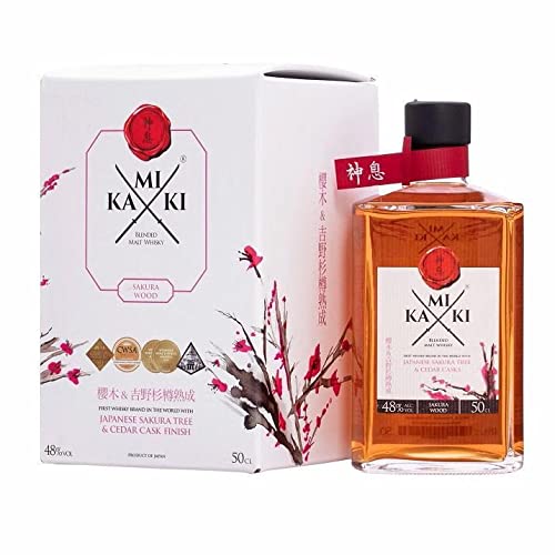 KAMIKI BLENDED WHISKY SAKURA WOOD 50 CL von KAMIKI