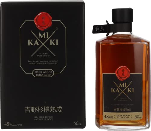 KAMIKI Dark Wood Extra-Aged Blended Malt Whisky 48% Vol. 0,5l in Geschenkbox von KAMIKI