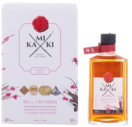 Kamiki Whisky Blended Malt Whisky SAKURA & CEDAR Cask Finish 48% Volume 0,5l in Geschenkbox Whisky Kamiki Whisky Blended Malt Whisky SAKURA & CEDAR Cask Finish 48% Volume 0,5l in Geschenkbox Whisky von KAMIKI