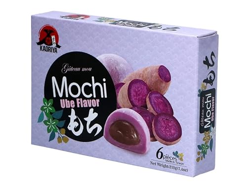 Mochi Ube 210g Reiskuchen 6 Stück Yam von KAORIYA