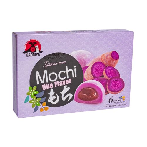 Mochi Ube 210g Reiskuchen 6 Stück Yam von KAORIYA