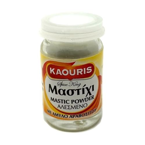 Chios Mastix Naturharz Gummi Mastiha Öl Kaouris Pulver gemahlene Tränen/Getreide 10g von KAOURIS