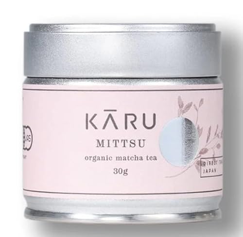 BIO Matcha Mittsu von von Kāru – Ceremonial Grade Matcha Pulver aus Japan – Premium Line – 1. Ernte (Ichibancha) – Handgepflückt – Intensiv, Frisch & Lebendig – 30g von KĀRU