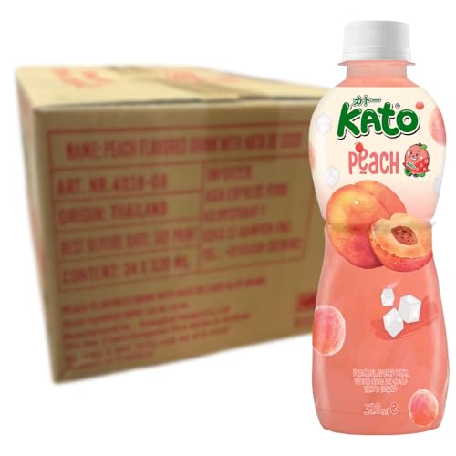 KATO - Pfirsichsaft mit Nata de Coco - 24 X 320 ML - Multipack KATO - Pfirsichsaft mit Nata de Coco - 24 X 320 ML - Multipack von KATO
