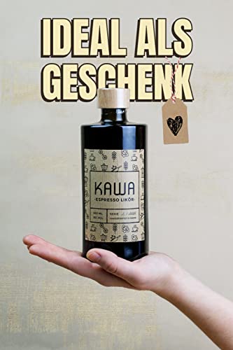 KAWA ESPRESSO LIKÖR | Aromatischer Kaffeelikör | 500ml | 25% Alkohol | Feine Spirituose | Ideal als Geschenk für Kaffee Liebhaber KAWA ESPRESSO LIKÖR | Aromatischer Kaffeelikör | 500ml | 25% Alkohol | Feine Spirituose | Ideal als Geschenk für Kaffee Liebhaber von KAWA · ESPRESSO LIKÖR ·